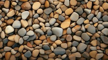 AI generated Gravel Textures background photo