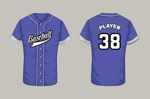 Vector baseball jersey template design