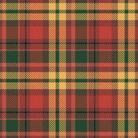 Scottish Tartan Seamless Pattern. Checker Pattern for Scarf, Dress, Skirt, Other Modern Spring Autumn Winter Fashion Textile Design. vector