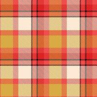 Tartan Plaid Vector Seamless Pattern. Tartan Seamless Pattern. Template for Design Ornament. Seamless Fabric Texture.