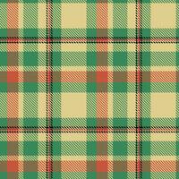 Tartan Plaid Vector Seamless Pattern. Traditional Scottish Checkered Background. Traditional Scottish Woven Fabric. Lumberjack Shirt Flannel Textile. Pattern Tile Swatch Included.