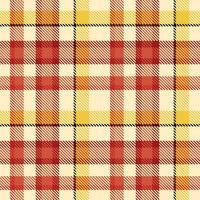 Tartan Plaid Seamless Pattern. Gingham Patterns. Traditional Scottish Woven Fabric. Lumberjack Shirt Flannel Textile. Pattern Tile Swatch Included. vector