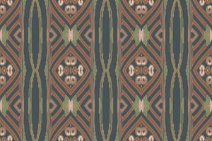 motivo folklore modelo sin costura pañuelo impresión seda motivo bordado, ikat bordado vector diseño para impresión frontera bordado antiguo Egipto