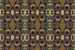 barroco modelo sin costura nativo americano, motivo bordado, ikat bordado vector diseño para impresión vyshyvanka mantel individual edredón pareo de malasia pareo de malasia playa kurtis indio motivos