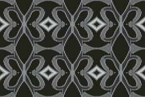Baroque pattern Seamless Mughal architecture Motif embroidery, Ikat embroidery vector Design for Print tie dyeing pillowcase sambal puri kurti mughal architecture