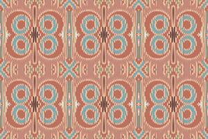 barroco modelo sin costura escandinavo modelo motivo bordado, ikat bordado vector diseño para impresión modelo Clásico flor gente navajo labor de retazos modelo