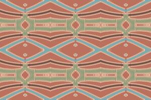 barroco modelo sin costura escandinavo modelo motivo bordado, ikat bordado vector diseño para impresión cordón modelo turco cerámico antiguo Egipto Arte jacquard modelo