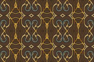 Motif folklore pattern Seamless Mughal architecture Motif embroidery, Ikat embroidery vector Design for Print tapestry floral kimono repeat pattern lacing spanish motif
