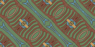 Motif folklore pattern Seamless Native American, Motif embroidery, Ikat embroidery vector Design for Print tapestry floral kimono repeat pattern lacing spanish motif