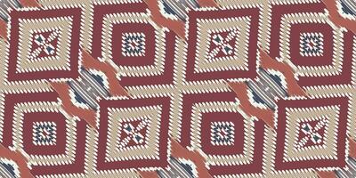 navajo modelo sin costura nativo americano, motivo bordado, ikat bordado vector diseño para impresión interminable arabesco paño dupatta chal pañuelo impresión seda kurta hombres