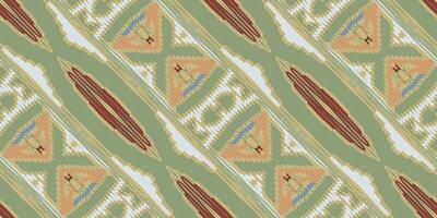 navajo modelo sin costura pañuelo impresión seda motivo bordado, ikat bordado vector diseño para impresión figura tribal tinta en paño patola sari