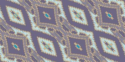 Navajo pattern Seamless Mughal architecture Motif embroidery, Ikat embroidery vector Design for Print tie dyeing pillowcase sambal puri kurti mughal architecture