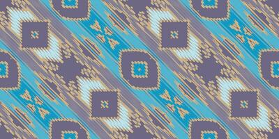 navajo modelo sin costura Mughal arquitectura motivo bordado, ikat bordado vector diseño para impresión tapiz floral kimono repetir modelo cordones Español motivo