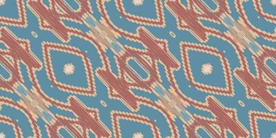 navajo modelo sin costura escandinavo modelo motivo bordado, ikat bordado vector diseño para impresión Corbata tintura funda de almohada sambal puri curti Mughal arquitectura