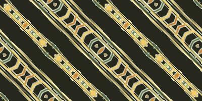 motivo folklore modelo sin costura australiano aborigen modelo motivo bordado, ikat bordado vector diseño para impresión Corbata tintura funda de almohada sambal puri curti Mughal arquitectura