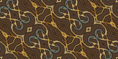 Motif folklore pattern Seamless Mughal architecture Motif embroidery, Ikat embroidery vector Design for Print tapestry floral kimono repeat pattern lacing spanish motif