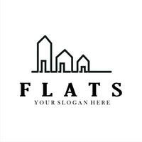 logo, home, flats, vector illustration design graphic