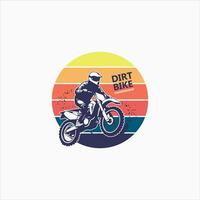 Off Road Adventure Motocross sport theme vector