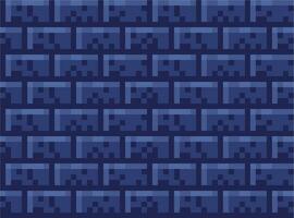 Pixel brick wall seamless pattern wallpaper stone vector