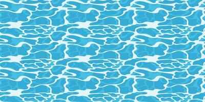 Waves of blue water. A template with a pool of water. Abstract swimming pool background. The bottom of the pool. Water in the pool. Summer background. Vector. vector