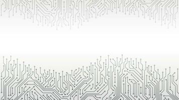 Circuit board. Pc motherboard circuitlines texture, computer microchip technology. Electronic processor tech abstract vector background.