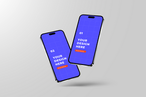 telefoon scherm mockup psd