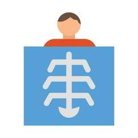 Radiology Vector Flat Icon For Personal And Commercial Use.