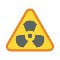 Radiation Zone Vector Flat Icon For Personal And Commercial Use.