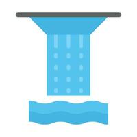 Waterfall Vector Flat Icon For Personal And Commercial Use.