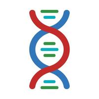 DNA Vector Flat Icon For Personal And Commercial Use.
