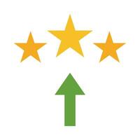 Rating Vector Flat Icon For Personal And Commercial Use.