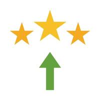 Rating Vector Flat Icon For Personal And Commercial Use.