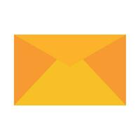 correo vector plano icono para personal y comercial usar.
