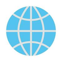 Geo Globe Vector Flat Icon For Personal And Commercial Use.