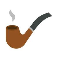 Smoking Pipe Vector Flat Icon For Personal And Commercial Use.