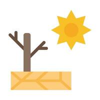 Drought Vector Flat Icon For Personal And Commercial Use.