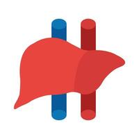 Liver Vector Flat Icon For Personal And Commercial Use.