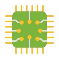Processor Vector Flat Icon For Personal And Commercial Use.