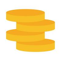 Coins Vector Flat Icon For Personal And Commercial Use.