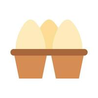 Egg Carton Vector Flat Icon For Personal And Commercial Use.