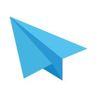 Paper Plane Vector Flat Icon For Personal And Commercial Use.