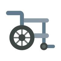 Wheel Chair Vector Flat Icon For Personal And Commercial Use.