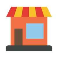 tienda de comestibles Tienda vector plano icono para personal y comercial usar.