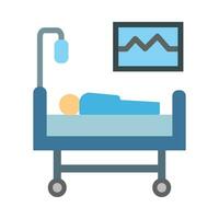 Medical Supervision Vector Flat Icon For Personal And Commercial Use.