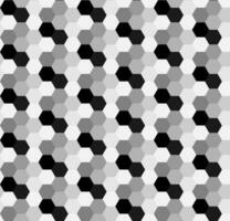 Vector seamless monochrome pattern of gray polygons