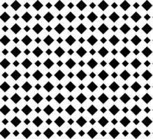 Vector seamless geometric texture in the form of small and large black squares on a white background