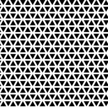 Vector seamless geometric texture in the form of black triangles on a white background
