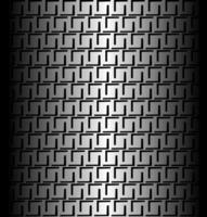 Abstract vector pattern in the form of a geometric pattern on a gray metallic background