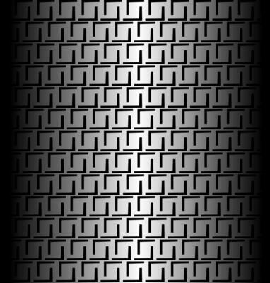Abstract vector pattern in the form of a geometric pattern on a gray metallic background