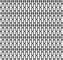 Vector seamless geometric texture in the form of an original black pattern on a white background